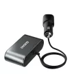 Dudao autós töltő 2x USB / 3x szivargyújtó töltő elosztó, fekete (R1Pro, fekete)