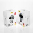 Dudao autós tartó with built-in Qi vezeték nélküli töltő 15W , szürke (F20xs)