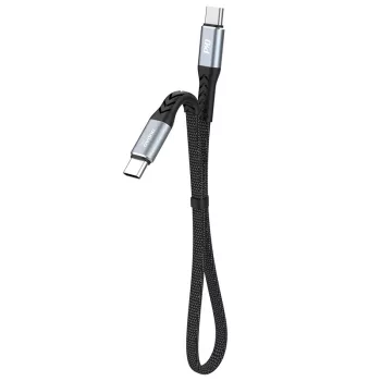 Dudao L10C USB-C - USB-C PD 100W, 5A 0,23m, kábel, fekete