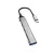 Dudao 4in1 USB-C 4x USB-A (3 x USB2.0/USB3.0) 6.3 cm, USB-HUB, fekete