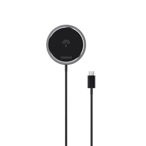 Dudao MagSafe 15W-os indukciós töltő, fekete