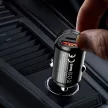 Dudao R3MAX 48W QC PD mini autós töltő, fekete