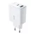 Acefast hálózati töltő USB Type C / USB 32W, PPS, PD, QC 3.0, AFC, FCP, fehér (A5, fehér)