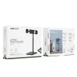 AceFast teleszkópos telefon és tablet tartó (135-230 mm széles) 360 ° -os, fekete