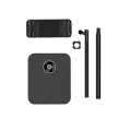 AceFast teleszkópos telefon és tablet tartó (135-230 mm széles) 360 ° -os, fekete