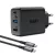 Acefast 2in1 charger GaN 65W USB Type C / USB, adapter HDMI adapter 4K 60Hz (set with kábel), fekete
