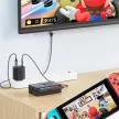 Acefast 2in1 charger GaN 65W USB Type C / USB, adapter HDMI adapter 4K 60Hz (set with kábel), fekete