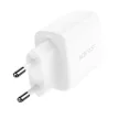Acefast hálózati töltő USB Type C / USB 20W, PPS, PD, QC 3.0, AFC, FCP, fehér (A25, fehér)