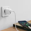 Acefast hálózati töltő USB Type C / USB 20W, PPS, PD, QC 3.0, AFC, FCP, fehér (A25, fehér)