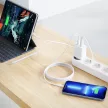 Acefast hálózati töltő USB Type C / USB 20W, PPS, PD, QC 3.0, AFC, FCP, fehér (A25, fehér)