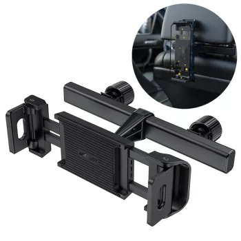   Acefast car headrest holder phone and tablet (135-230mm wide) autós tablet tartó, fekete