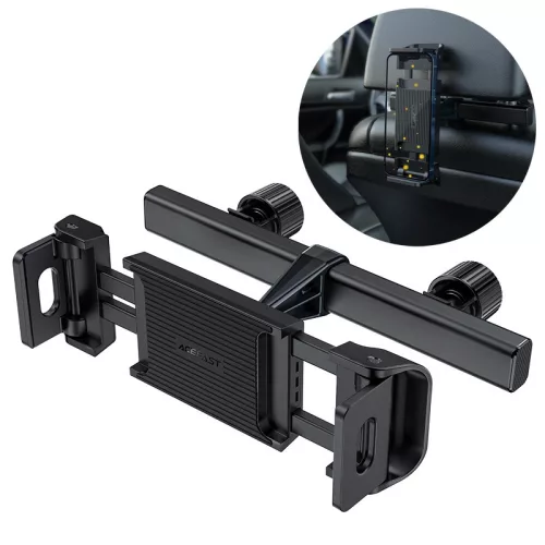 Acefast car headrest holder phone and tablet (135-230mm wide) autós tablet tartó, fekete