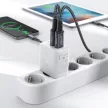 Acefast hálózati gyorstöltő 2x USB 18W QC 3.0, AFC, FCP, fehér (A33, fehér)