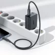 Acefast A29 PD50W GaN (USB-C + USB-C) dual port hálózati töltő, fekete