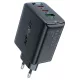 Acefast hálózati gyorstöltő GaN (2xUSB-C / USB-A) PPS / PD / QC4+ 65W, fekete (A41)