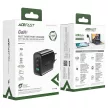 Acefast hálózati gyorstöltő GaN (2xUSB-C / USB-A) PPS / PD / QC4+ 65W, fekete (A41)