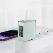Acefast hálózati töltő GaN 65W 3 ports (1xUSB, 2xUSB C) , rózsaszín (A45)