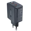 Acefast hálózati gyorstöltő GaN 35W PD 2x USB C A49, fekete