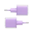 Acefast A53 PD 30W GaN USB-C hálózati töltő kijelzővel, lila