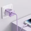 Acefast A53 PD 30W GaN USB-C hálózati töltő kijelzővel, lila