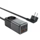 Acefast Z2 GaN 75W PD desktop charger 3x USB-C 2x USB-A, fekete and , szürke
