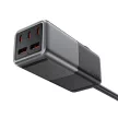 Acefast Z2 GaN 75W PD desktop charger 3x USB-C 2x USB-A, fekete and , szürke