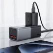 Acefast Z2 GaN 75W PD desktop charger 3x USB-C 2x USB-A, fekete and , szürke
