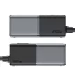 Acefast Z2 GaN 75W PD desktop charger 3x USB-C 2x USB-A, fekete and , szürke