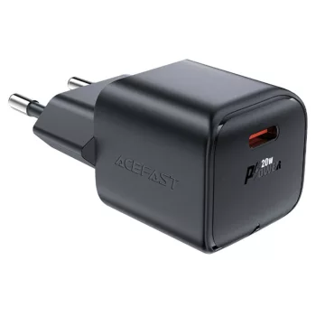 Acefast A73 Mini PD 20W GaN USB-C hálózati töltő, fekete