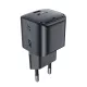 Acefast A77 Mini PD 30W GaN USB-C hálózati töltő, fekete