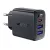Acefast A57 PD 35W GaN hálózati töltő 2 x USB-A + USB-C with 3 ports, fekete