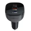 Acefast B14 autós töltő 165W 2x USB-C 1x USB-A, fekete