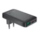 Acefast A100 65W GaN 2 USB-C+ USB-A hálózati töltő Ultra Slim, fekete