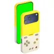 GAMEBABY controller case iPhone 17 Pro Max, tok, sárga