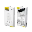 Dudao A4EU USB-A 2.1A hálózati töltő, fehér + USB-A - micro USB kábel