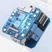 Dudao A4EU USB-A 2.1A hálózati töltő, fehér + USB-A - micro USB kábel