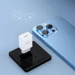 Dudao A4EU USB-A 2.1A hálózati töltő, fehér + USB-A - USB-C kábel