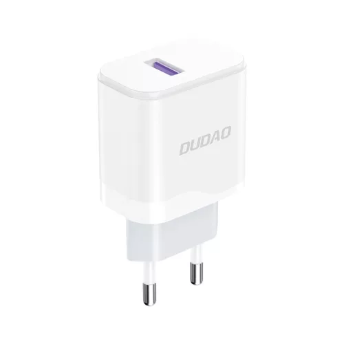 Dudao A20EU USB-A 18W hálózati töltő, fehér
