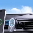 Dudao FW11 autós telefontartó 15W indukciós töltővel szellőzőrácsra/műszerfalra, fekete