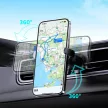 Dudao FW11 autós telefontartó 15W indukciós töltővel szellőzőrácsra/műszerfalra, fekete