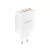 Dudao A5HEU hálózati töltő 3x USB-A 1x USB-C PD20W, fehér