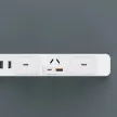 Dudao GaN A30EUT 30W USB-A / USB-C hálózati töltő + USB-C - USB-C kábel, fehér