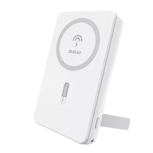 Powerbank Dudao K14S+ 10000mAh 20W USB-A / USB-C / MagSafe with stand, fehér