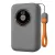 Powerbank Dudao K21 Mini 10000mAh 22.5W USB-A / USB-C, szürke
