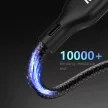 Apple Watch Dudao A12Max+ PD 100W 3in1 Charger Cable: USB-C Lightning 1.2m, fekete