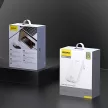 Dudao GaN A65Q 65W USB-A / USB-C PD Ultra-Thin hálózati töltő, fehér