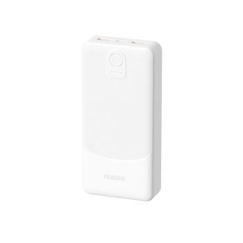 Powerbank Dudao K10 10000mAh 2.4A 2 x USB-A, fehér