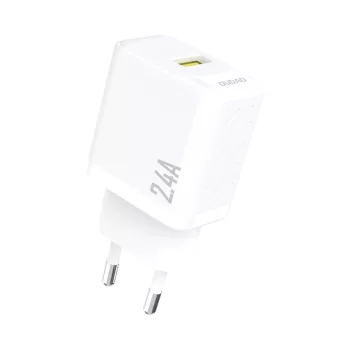 Dudao A23 2.4A USB-A hálózati töltő, fehér