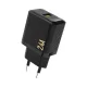 Dudao A23 2.4A USB-A hálózati töltő, fekete