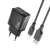 Dudao A23TEU 2.4 GaN USB-A, hálózati töltő, fekete